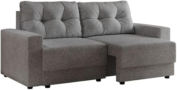 SOFA RETRATIL DUBAI 1 MODULO COM ALMOFADAS SOLTAS GRAFITE